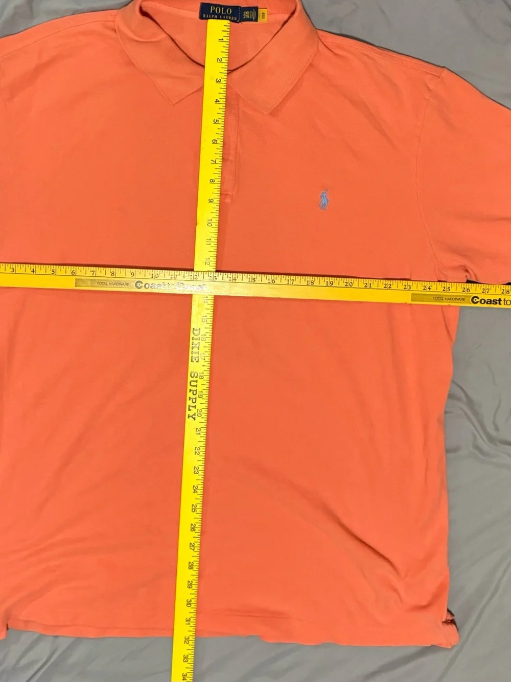 Ralph Lauren Polo Short-Sleeve Shirts in Coral Orange & Black